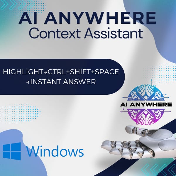 AI Anywhere Context Assistant — Local + Cloud AI on Your Desktop